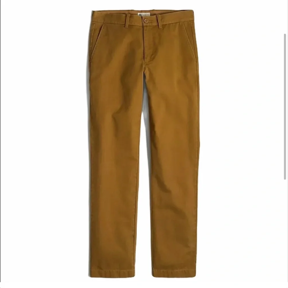 J. Crew Men’s Chinos in Caramel Tan